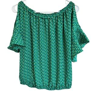 Max Edition cut out shoulder dress blouse